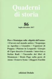 Quaderni di storia (2017): 86