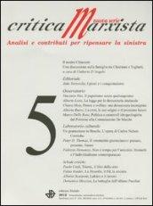 Critica marxista (2012). Vol. 5 (settembre/ottobre)