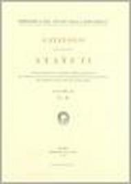 Catalogo della raccolta di statuti, consuetudini, leggi, decreti, ordini e privilegi dei comuni, delle associazioni e degli enti locali italiani dal Medioevo...: 2