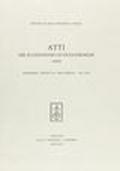 Atti del 3º Convegno di studi etruschi (Montepulciano, Chiusi, Siena, Piombino, Volterra, 24-28 maggio 1959)
