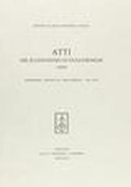 Atti del 3º Convegno di studi etruschi (Montepulciano, Chiusi, Siena, Piombino, Volterra, 24-28 maggio 1959)