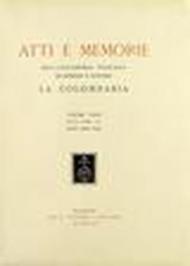 Atti e memorie dell'Accademia toscana di scienze e lettere «La Colombaria». Nuova serie: 23