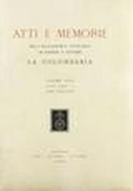 Atti e memorie dell'Accademia toscana di scienze e lettere «La Colombaria». Nuova serie: 24