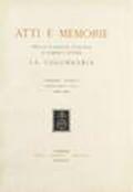 Atti e memorie dell'Accademia toscana di scienze e lettere «La Colombaria». Nuova serie: 37