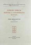 Codices operum Bartoli a Saxoferrato recensiti: 1