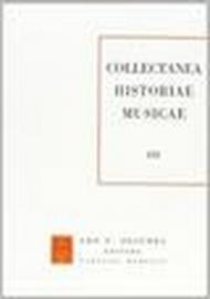 Collectanea historiae musicae: 3