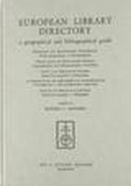 European library directory. A geographical and bibliographical guide
