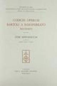 Codices operum Bartoli a Saxoferrato recensiti: 2
