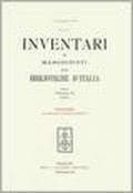 Inventari dei manoscritti delle biblioteche d'Italia. Vol. 10: Firenze.