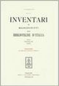 Inventari dei manoscritti delle biblioteche d'Italia. Vol. 10: Firenze.