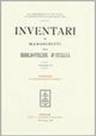 Inventari dei manoscritti delle biblioteche d'Italia. Vol. 11: Firenze.