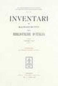 Inventari dei manoscritti delle biblioteche d'Italia. Vol. 13: Firenze.