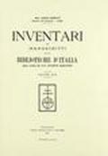 Inventari dei manoscritti delle biblioteche d'Italia. Vol. 19: Bologna.