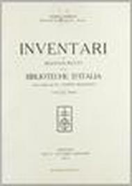 Inventari dei manoscritti delle biblioteche d'Italia. Vol. 22: Roma.