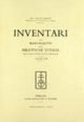 Inventari dei manoscritti delle biblioteche d'Italia. Vol. 23: Bologna.