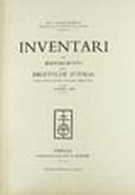 Inventari dei manoscritti delle biblioteche d'Italia. Vol. 29: Pesaro.