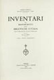 Inventari dei manoscritti delle biblioteche d'Italia. Vol. 34: Veroli, Urbania, Domodossola.