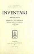 Inventari dei manoscritti delle biblioteche d'Italia. Vol. 39: Pesaro.
