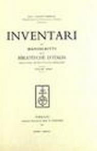 Inventari dei manoscritti delle biblioteche d'Italia. Vol. 39: Pesaro.