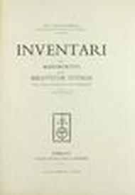 Inventari dei manoscritti delle biblioteche d'Italia. Vol. 42: Pesaro.