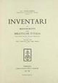 Inventari dei manoscritti delle biblioteche d'Italia. Vol. 60: Pescia, Modigliana, Forlì, Trani, Pinerolo.