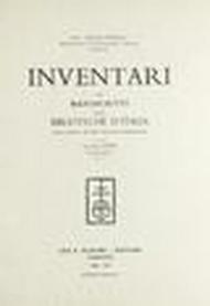 Inventari dei manoscritti delle biblioteche d'Italia. Vol. 63: Guastalla.