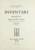 Inventari dei manoscritti delle biblioteche d'Italia. Vol. 71: Trento.
