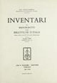 Inventari dei manoscritti delle biblioteche d'Italia. Vol. 71: Trento.