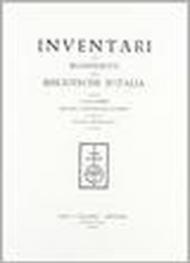 Inventari dei manoscritti delle biblioteche d'Italia. Vol. 80: Urbino.