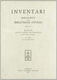 Inventari dei manoscritti delle biblioteche d'Italia: 90