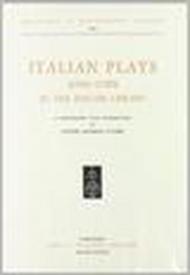 Italian plays (1500-1700) in the Folger Library. A bibliography with introduction