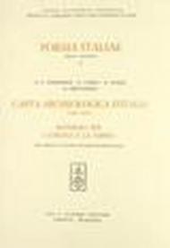 Carta archeologica d'Italia (1881-1897). Materiali per l'Etruria e la Sabina