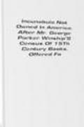 Incunabula not owned in America after Mr. Winship's Census of 15th century books