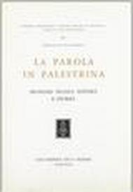 La formazione del linguaggio musicale. Parte III. La parola in Palestrina. Problemi tecnici, estetici e storici: 3