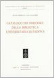 Catalogo dei periodici della Biblioteca universitaria di Padova