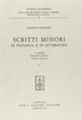 Scritti minori di filologia e letteratura-Religiosità di Marchesi