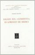 Saggio sul «Comento» di Lorenzo de' Medici