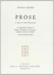 Prose. Con un'appendice di lettere di Pascoli, Pirandello, D'Annunzio, Capuana, Cecchi, Cardarelli