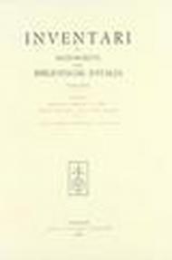 Inventari dei manoscritti delle biblioteche d'Italia: 96