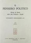 Il Pensiero Politico. Supplementi bibliografici (1975)