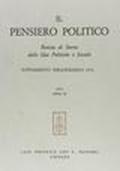Il Pensiero Politico. Supplementi bibliografici (1974)