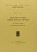 Bibliografia delle stampe popolari profane del Fondo «Capponi» della Biblioteca Vaticana