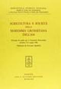 Agricoltura e società nella Maremma grossetana dell'800. Giornate di studio per il centenario ricasoliano