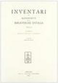 Inventari dei manoscritti delle biblioteche d'Italia: 99