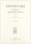 Inventari dei manoscritti delle biblioteche d'Italia: 99
