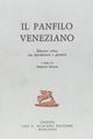 Il panfilo veneziano. Edizione critica con introduzione e glossario