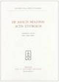 De sancti Hugonis actis liturgicis