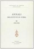 Annali dell'Istituto di storia della Facoltà di magistero di Firenze. Vol. 3