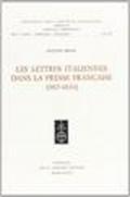 Les lettres italiennes dans la presse française (1815-1834)