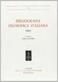Bibliografia filosofica italiana (1985)